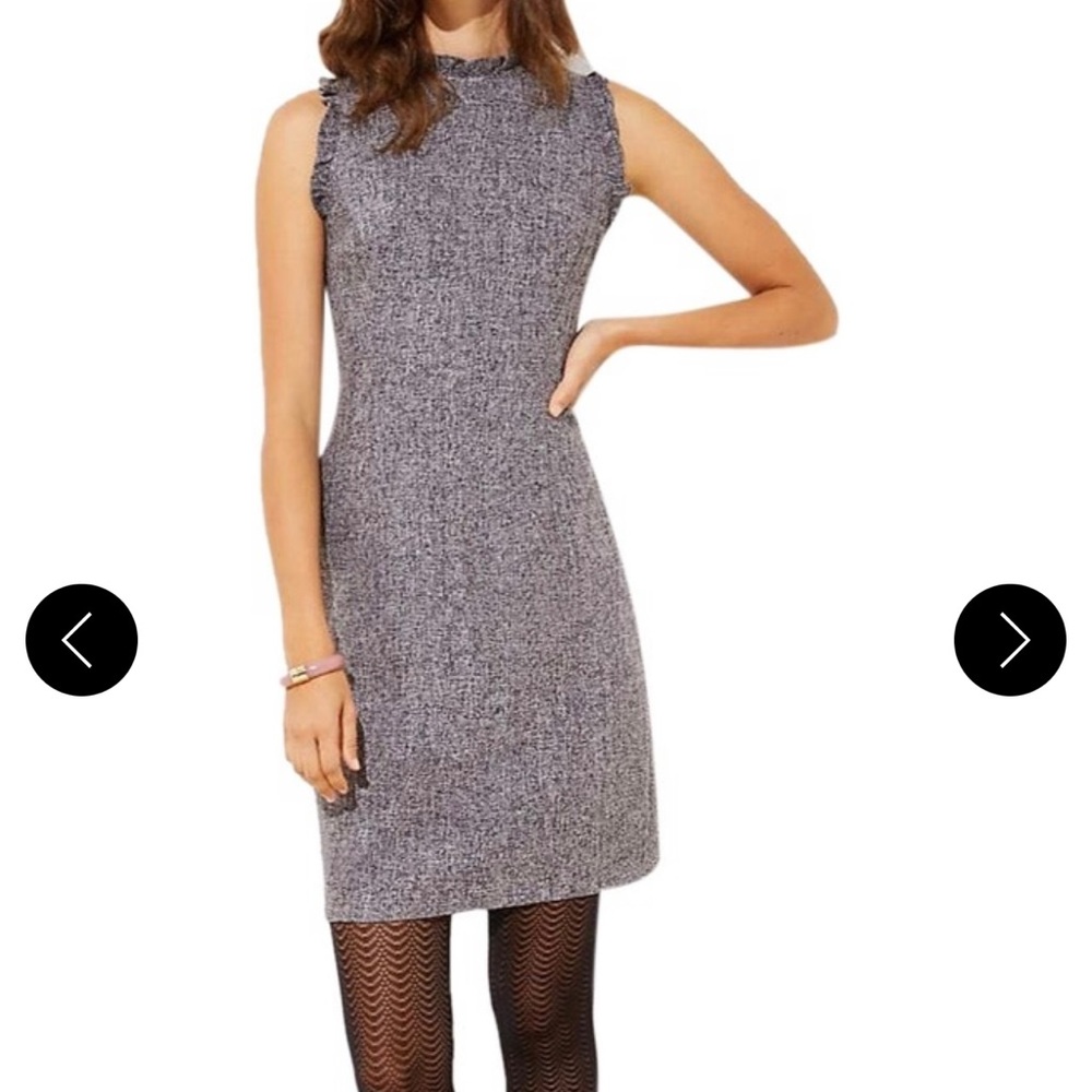 Ann Taylor aloft Ruffle Sheath Dress for work/office